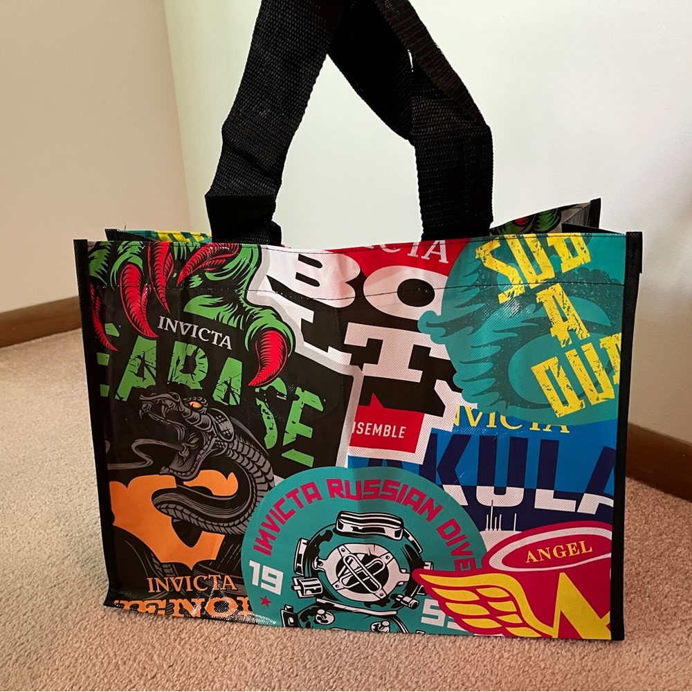 (2) Invicta Tote bags